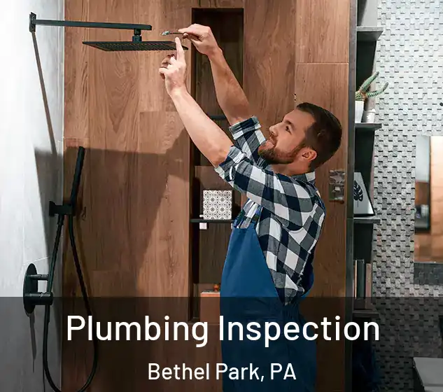  Plumbing Inspection Bethel Park, PA