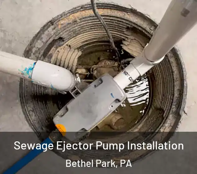  Sewage Ejector Pump Installation Bethel Park, PA